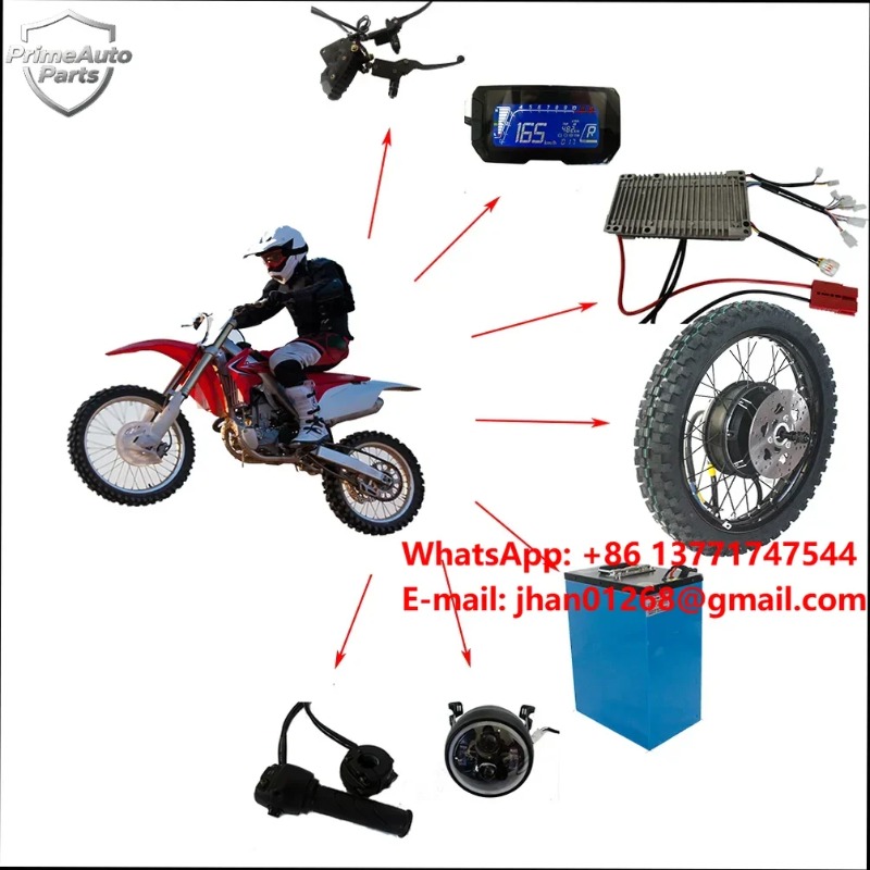 12000W Electric Motorcycle Hub Motor - Новый комплект для переоборудования электромотоцикла 72В