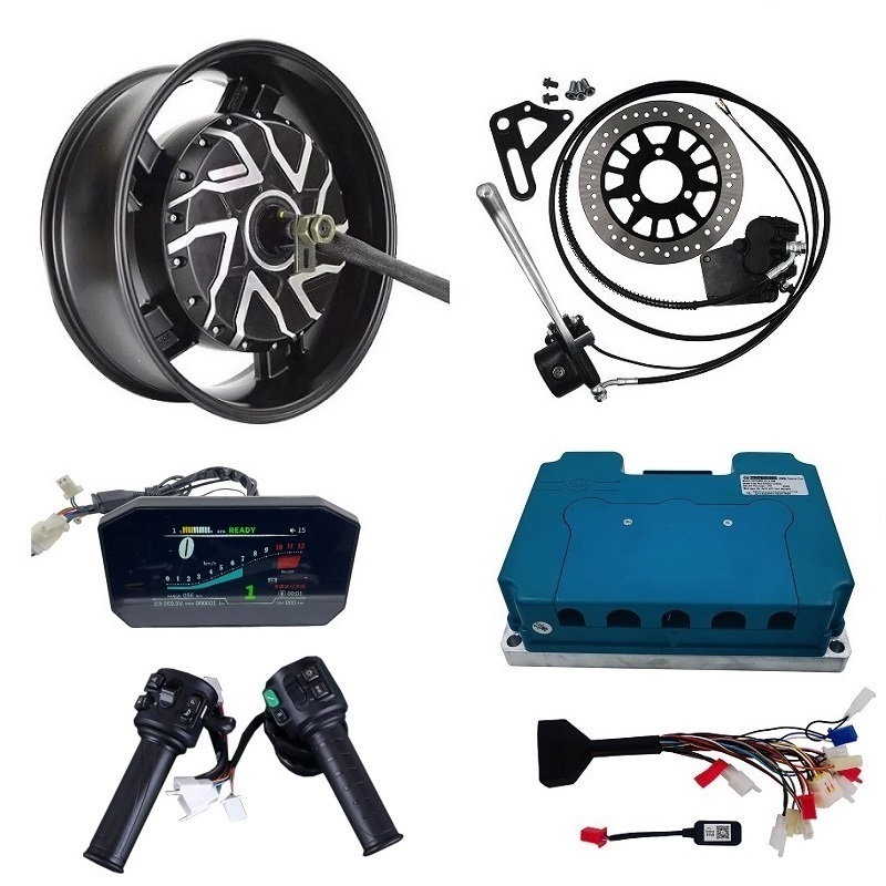 12000W Electric Motorcycle Hub Motor - Комплекты мотор-колес для электромотоциклов 6.0x17 дюймов,