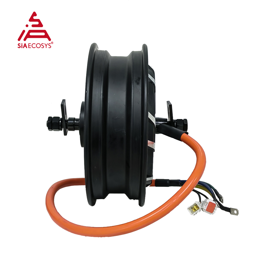 Мотор QS 12000W 12x3.5 дюймов  – обзор и цена 12000W Electric Motorcycle Hub Motor