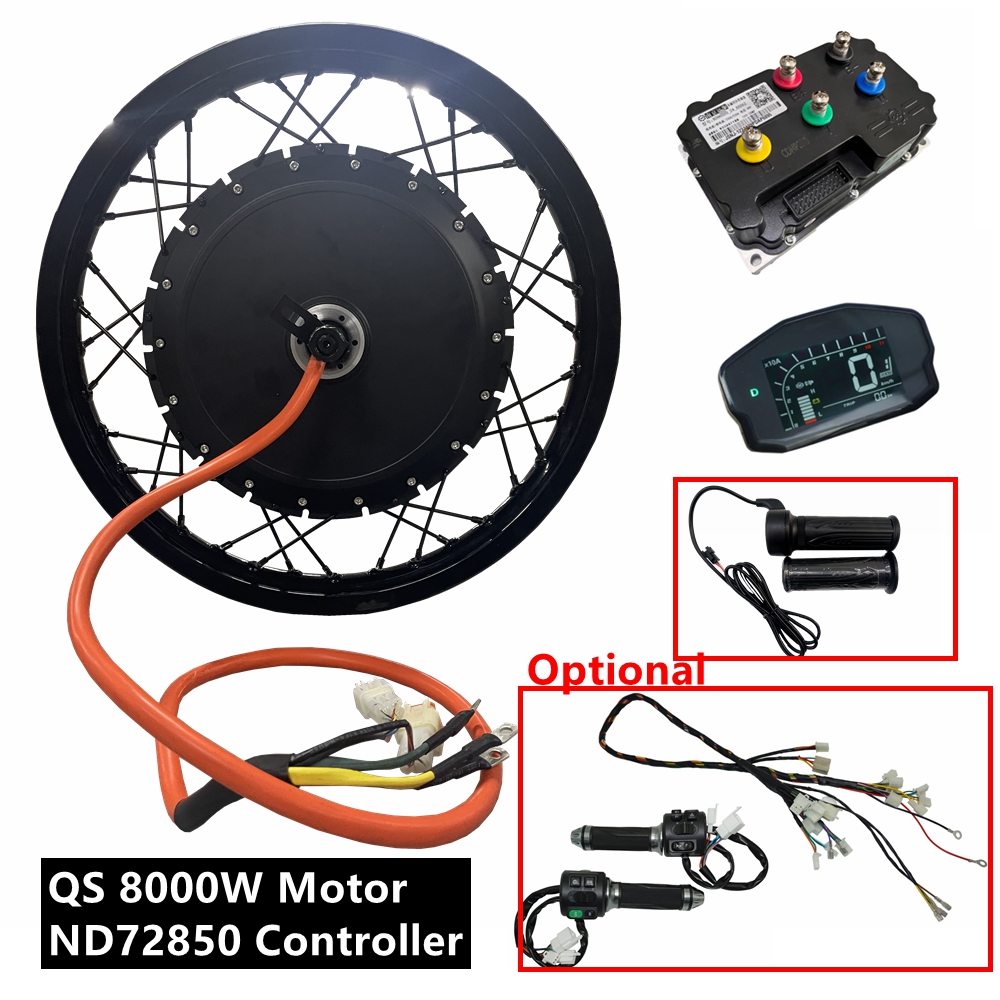 NBpower/QS273 V3 72 В 8000 Вт  – обзор и цена 72V 8000W Brushless Hub Motor